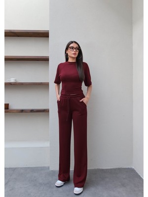 Esra Helvacı Reglan Kol Bel Pensli Eşofman Takım