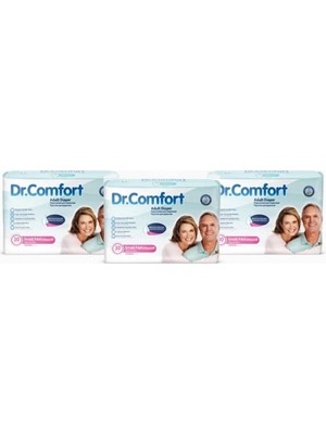 Dr.Comfort Dr. Comfort Belbantlı Small Orta Boy Hasta Bezi 90 Adet 3X30 Paket S