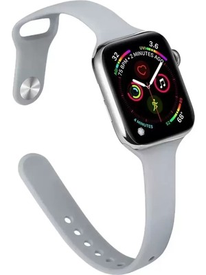 Naturion Newface Apple Watch 38MM Klasik Kordon - Açık Gri