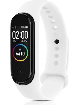Naturion Newface Xiaomi Mi Band 6 Klasik Kordon - Beyaz