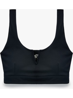 Koton Slim Fit V Yaka Kolsuz Kaplı Sporcu Sütyeni