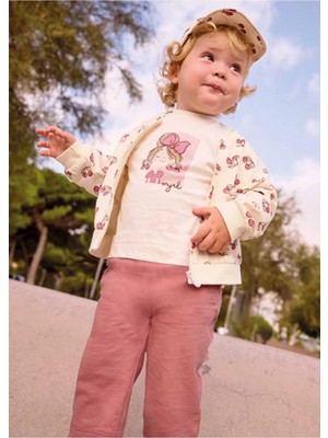 Mayoral Yazlık Kız Bebek  3'lü Eşofman Takım - Pembe