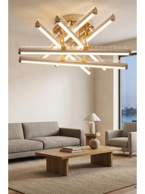 Eray Aydınlatma 101-6 Salon Sarı LED Avize