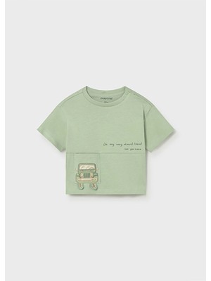 Mayoral Yazlık Erkek Bebek Tshirt - Yeşil