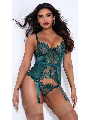 Freshness Uslucan Alışveriş For Dreams 8350 Fantezi Bustiyer Jartiyer Takımı