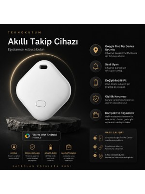 teknokutum Akıllı Takip Cihazı Android Uyumlu Smart Finder