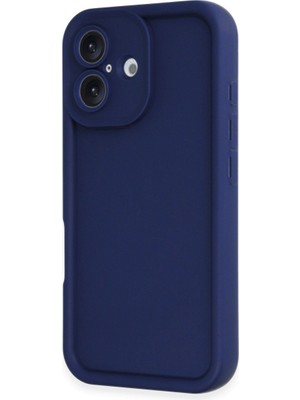 Evimdeyokyok Apple Iphone 16 Kılıf Viera Silikon - Lacivert Tdrtr