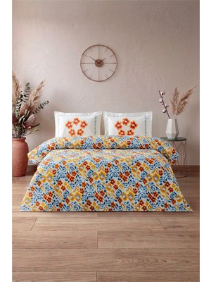 Soley Beliz | %100 Pamuk Tek Kişilik Pike Takımı | 160X220 | Mavi