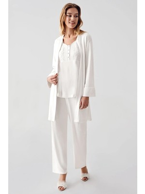Uslucan Alışveriş Freshness 321 Kadın Sabahlıklı Pijama Takımı