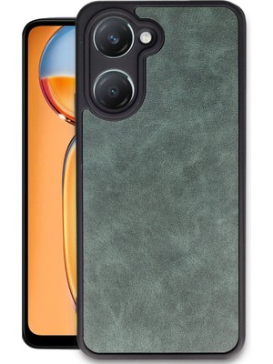 Evimdeyokyok Vivo Y18 Kılıf Aras Deri Kapak - Koyu Yeşil Tdrtr