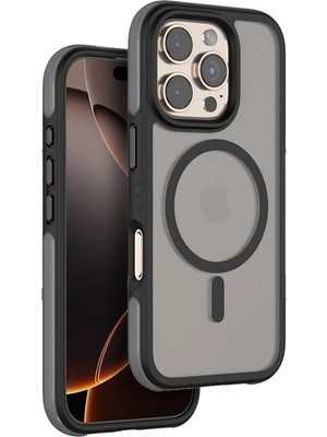 Evimdeyokyok Venco Apple Iphone 16 Pro Orbit Magsafe Kapak - Siyah Tdrtr