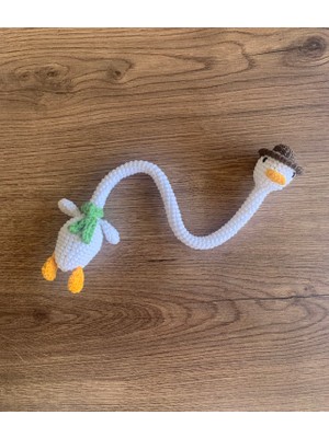 Handmade Telli Sevimli Ördek Çanta Charmı