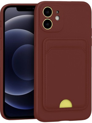 Evimdeyokyok Apple Iphone 11 Kılıf Kelvin Kartvizitli Silikon - Bordo Tdrtr