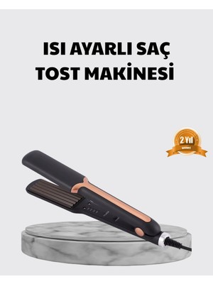 sbodurhome Tost Model Saç Şekillendirici Hızlı Isınan Isı Ayarlı