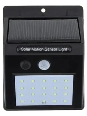 sbodurhome Solar Enerjili 20 LED Duvar Lambası | Hareket Sensörlü, Su Geçirmez, Kablo Gerektirmez