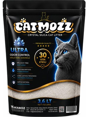 Catmozz Premium Kristal Silika Kedi Kumu 3.6 Lt