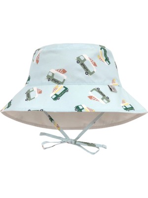 Lassig Bucket Hat Uv Korumalı Şapka Ice Cream Truck Illusion Blue
