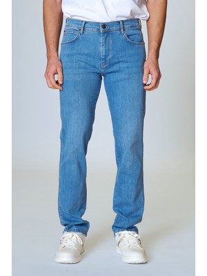 Twister Nevada 807-03 Light Blue Likralı Rahat Kesim Erkek Kot Pantolon Açık Mavi