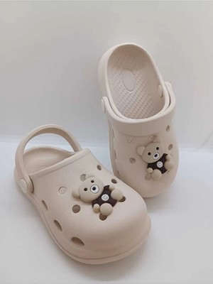 Twingo 303 Çocuk Unisex Günlük Bahçe - Havuz - Sokak Terliği Bej