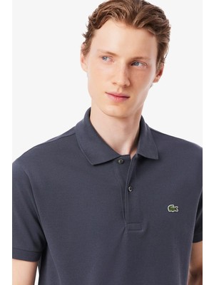 Lacoste Men's Classic Fit Polo T-Shirt Erkek Polo Yaka Tişört Lacivert