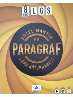 Paraf Yayınları 8. Sınıf Lgs Sözel Mantık ve Paragraf Soru Bankası