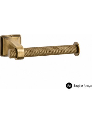 System Banyo Aksesuarları Sparklıne Tuvalet Kağıtlığı Mat Saten  Antik (BA1014 002 Abm)