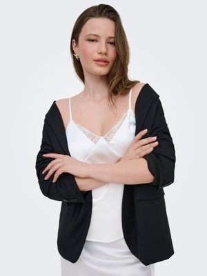 Only Bayan Saten Dantelli Askılı Bluz 15380254