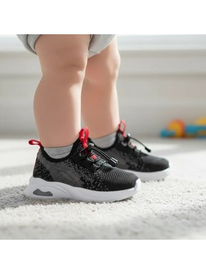Tuğba Ortopedi 128 Bebek Lastikli Triko Işıklı Rahat Sneaker