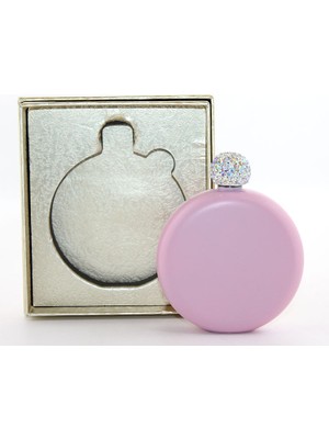 Paslanmaz Çelik Matara 5 Oz Pembe
