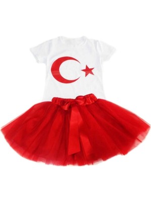 Herşey Nota Kız Çocuk Ikili Takımı  Gösteri Kıyafeti