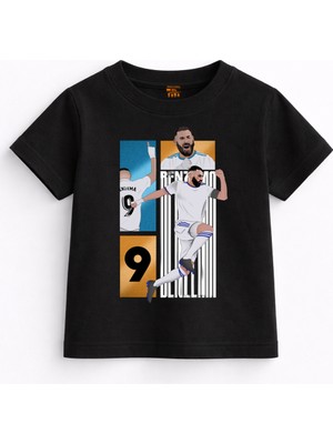 Rabona Fashion Karim Benzema 9 Legacy Tişört Yetişkin ve Çocuk Beden (Seçenekli)