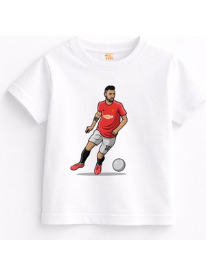 Rabona Fashion Bruno Fernandes Red Maestro Futbol Tişörtü Yetişkin ve Çocuk Beden (Seçenekli)
