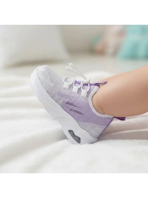Tuğba Ortopedi 128 Bebek Lastikli Triko Işıklı Rahat Sneaker