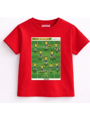 Rabona Fashion Rezilya Efsane Kadro Retro Futbol Tişörtü Yetişkin ve Çocuk Beden (Seçenekli)