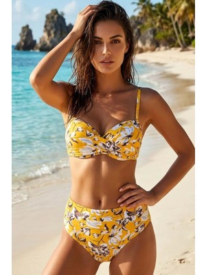 Mea Aqua Dolgulu Yüksek Belli Bikini Takımı 2 Model