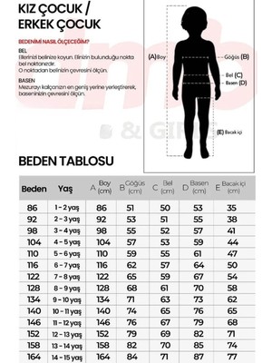 Waka Waka Kids Store Kız Çocuk Renkli Şeritli Bol Paça Kot Pantolon