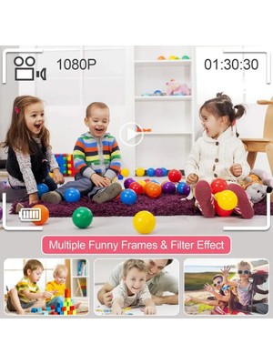 Mini Kamera Fotoğraf Makinesi Pembe