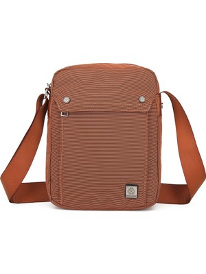 Smart Bags Smart Dikey Model Su Geçirmez Ayarlanabilir Uzun Askılı Erkek Günlük Omuz Çantası Kiremit