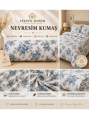 Tekstil Hanem Tekstil-Hanem Çift Kişilik Nevresim Takımı