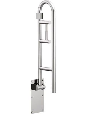 Moen R8962FD 76,20 cm Kapaklı Banyo Tutacağı, Tuvalet Kağıdı Tutuculu