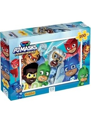 Mabeyn Pjmasks: Pijamaskeliler Lisanslı 200 Parça 33X48CM Çocuk Puzzle Yapboz Serisi