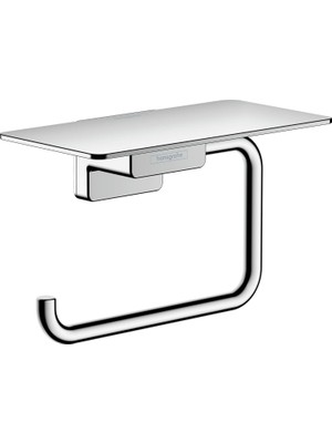 Hansgrohe Tuvalet Kağıdı Tutacağı, Addstoris, Raflı Tuvalet Kağıdı Tutacağı, Krom