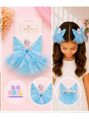 Asel Aksesuar Princess Viral Model Ultra Kız Çocuk Tokası
