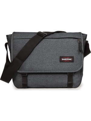 Eastpak Delegate + Unisex Yetişkin Omuz Çantası Black Denim Standart