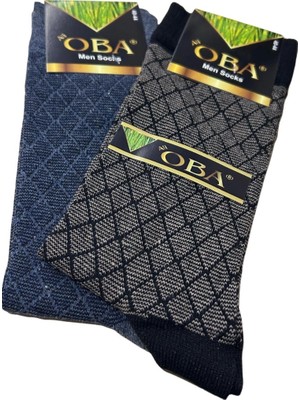 İlkyaz Fashion Ieg™ Oba Desenli Bambu Erkek Çorap 10 Adet