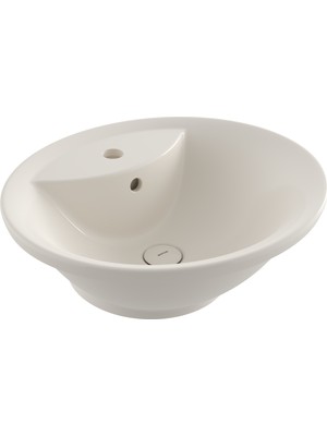 Bocchı Bocchi Verona Bat Bankli Tezgah Alti Lavabo 50 cm -Parlak Bi̇sküvi̇ - 1046-014-0126
