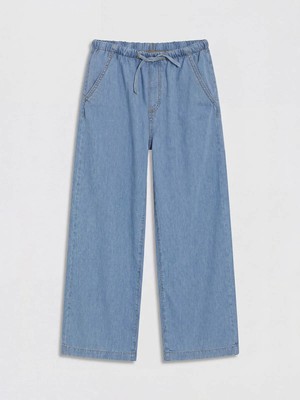 LC Waikiki Lcw Kids Mavi Wideleg Kız Çocuk Jean Pantolon