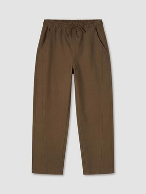 LC Waikiki Lcw Kids Kahverengi Erkek Çocuk Gabardin Pantolon