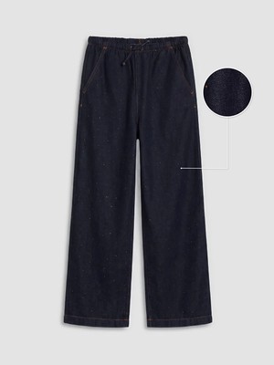 LC Waikiki Lcw Kids Indigo Wideleg Taşlı Kız Çocuk Jean Pantolon