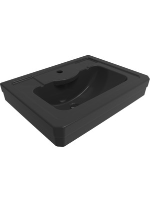 Bocchı Bocchi Verona Lavabo Tek Deli̇kli̇ 61 cm - Parlak Si̇yah - 1041-005-0126